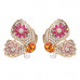 1G0348 Серьги Крылья бабочки, 50хз35х10мм