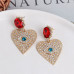 1G0378 Серьги От Сглаза, 55х30х10мм