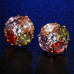 1G0392 Серьги Бутон с позолотой