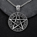 ACN003 Амулет Пентаграмма на цепочке, d.3,5см