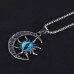 ACN016 Амулет Солнце, полумесяц и глаз, 3,5х3см