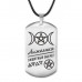 ACZ-153 Женский именной амулет Анжелика