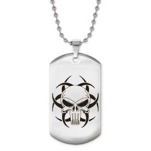 ACZ2-453 Жетон на цепочке Череп Biohazard