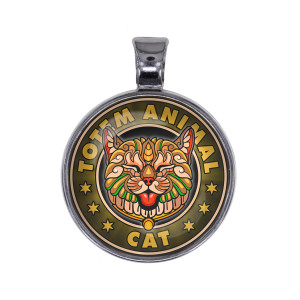 ALE1318 Амулет Тотем - Кот (Cat)