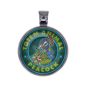 ALE1319 Амулет Тотем - Павлин (Peacock)