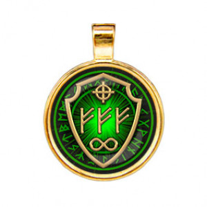 ALE1720 Амулет Щит от финансовых проблем