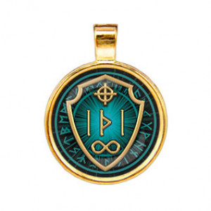 ALE1729 Амулет Щит от проблем