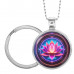 ALKB-0246 Кулон - брелок Лотос неон