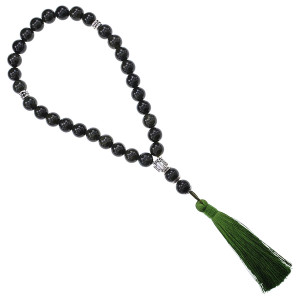 BJCH-036-06 Православные чётки 30 зёрен, 10мм, змеевик