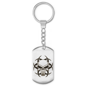 BKZ-453 Брелок - жетон Череп Biohazard