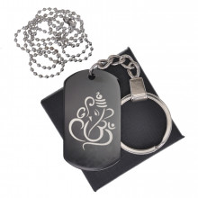 BKZB-010 Черный жетон Ганеша