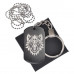 BKZB-444 Черный жетон Волк анфас