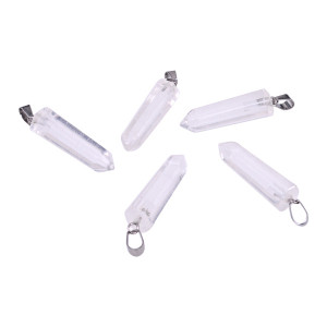 BLK032-03 Маятник для биолокации, 4х1см, Горный хрусталь
