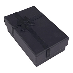 BOX021-05 Коробка для бижутерии, 2,5х5х8см, цвет чёрный
