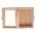 BOX024-01 Деревянная шкатулка, 16х12х8см