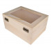 BOX024-01 Деревянная шкатулка, 16х12х8см