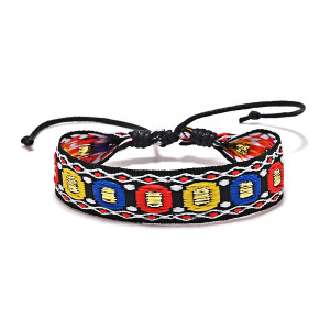 BS889-03 Тканевый браслет, 1см