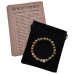BSH-07-20S Браслет - амулет Леопард с нат.камнем Унакит 8мм