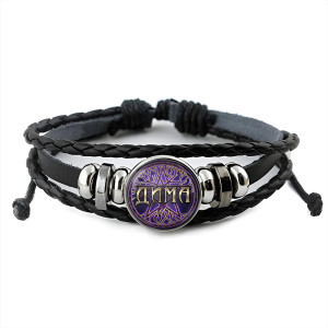 BSK-2023 Именной кожаный браслет Дмитрий