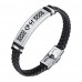 BSKR1-893 Кожаный рунический браслет Энергия творчества