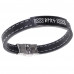 BSKR2-890 Кожаный рунический браслет Формула красоты и поиска любви