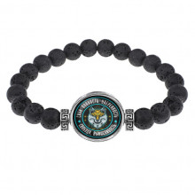 BSL-0379 Браслет из лавы Волк