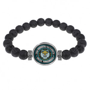 BSL-0379 Браслет из лавы Волк