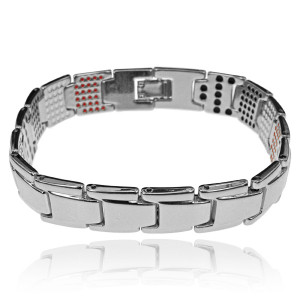 BSM027-5 Металлический браслет (не магнитный), 21,5см, цвет серебряный