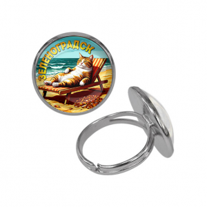 C0204015 Кольцо металлическое, цвет серебро, Зеленоградск
