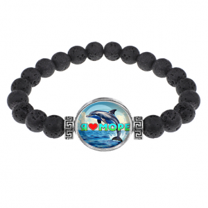 C0315003 Браслет из лавы, Я люблю море