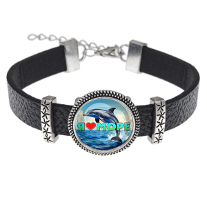 C0315011 Кожаный браслет, Я люблю море