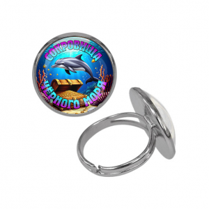 C0317015 Кольцо металлическое, цвет серебро, Сокровища Чёрного моря