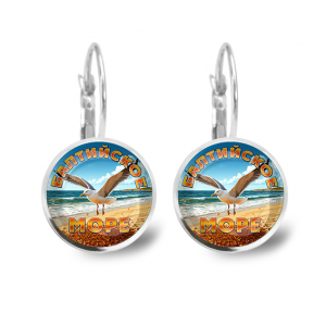 C0328038 Серьги металлические, Балтийское море