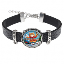 C0334011 Кожаный браслет, Люблю горы
