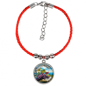 C0506047 Браслет из красного шнура, Краснодарский край