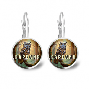 C0607038 Серьги металлические, Карелия