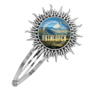 C0802045 Заколка металлическая, цвет серебро, Пятигорск