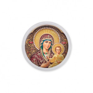 C1105001 Акриловый магнит, Богородица с Иисусом
