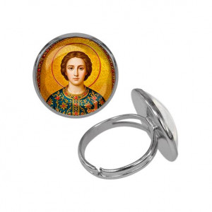 C1106015 Кольцо металлическое, цвет серебро, Пантелеймон