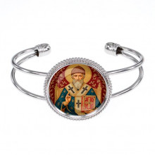 C1108034 Браслет металлический, цвет серебро, Спиридон Тримифунтский