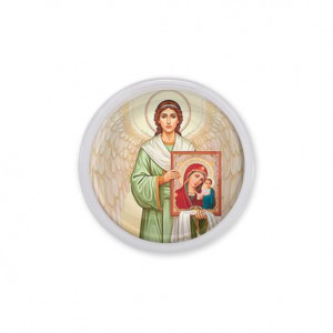C1114001 Акриловый магнит, Ангел с иконой