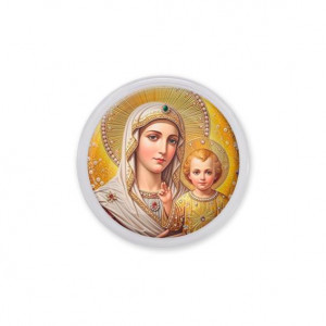 C1120001 Акриловый магнит, Богородица с Иисусом