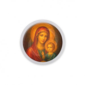 C1125001 Акриловый магнит, Матерь божья с Иисусом