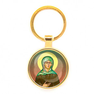 C1132019 Круглый брелок, цвет золото, Ксения Петербургская