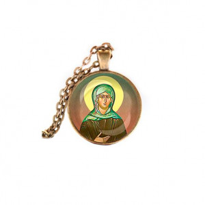 C1132028 Кулон, цвет бронза, с цепочкой, Ксения Петербургская