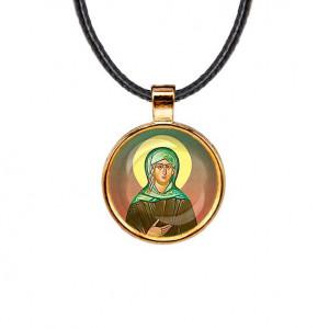 C1132033 Кулон, цвет золото, со шнурком, Ксения Петербургская