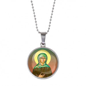 C1132053 Кулон, цвет серебро, с цепочкой, Ксения Петербургская