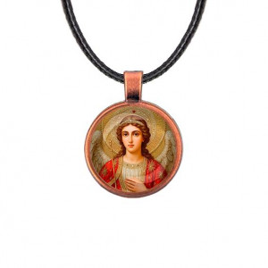 C1136031 Кулон, цвет медь, со шнурком, Архангел Михаил
