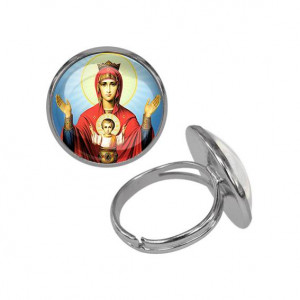 C1138015 Кольцо металлическое, цвет серебро, Неупиваемая чаша