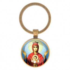 C1138017 Круглый брелок, цвет бронза, Неупиваемая чаша